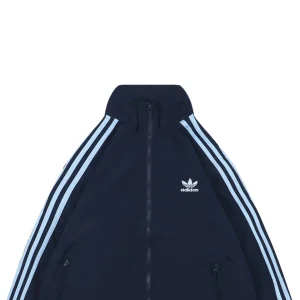 Adidas Originals Three-Stripes Stand-Collar Track Jacket Navy
