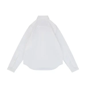 Ami Paris Heart Logo Oxford Shirt Back view