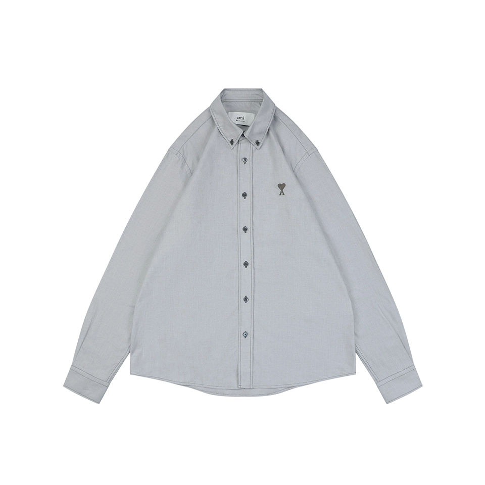 Ami Paris de Cœur Oxford Cotton Shirt Front view