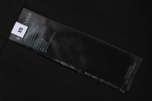 Balenciaga Rhinestone Logo Back Oversized Shirt Black Wash label