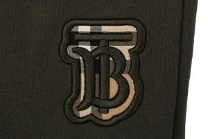 Burberry BT Logo Embroidered Cotton Sweatpants BT Brand