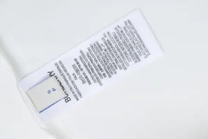 Burberry Check Equestrian Knight Embroidered Washed Cotton T-Shirt White Wash label