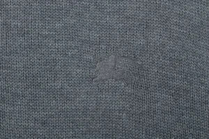 Burberry Equestrian Knight Embroidered Half-Zip Cashmere-Blend Sweater