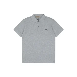 Burberry Equestrian Knight Embroidered Polo T-Shirt Front view