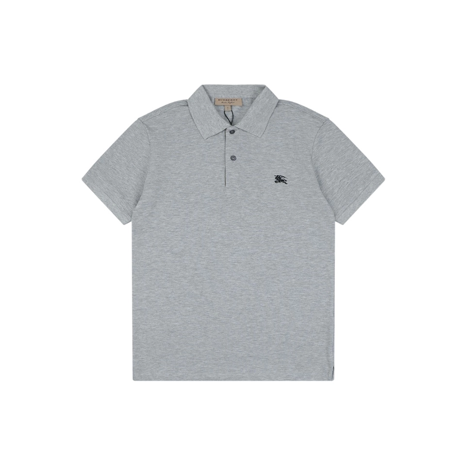 Burberry Equestrian Knight Embroidered Polo T-Shirt Front view