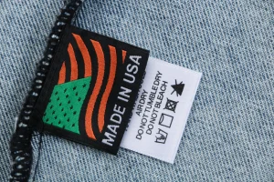 Denim Tears Cotton Wreath Selvedge Denim Jacket Blue Wash label