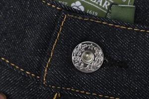 Denim Tears Cotton Wreath Selvedge Denim Jeans Black Button