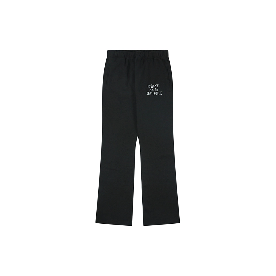 Gallery Dept Distressed Logo Flared Sweatpants Front view