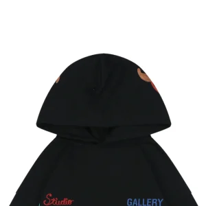 Gallery Dept Leather Patch Logo Oversized Hoodie