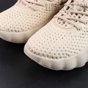 Nike Mind 002 “Light Khaki” toe detail with dense perforations for breathability