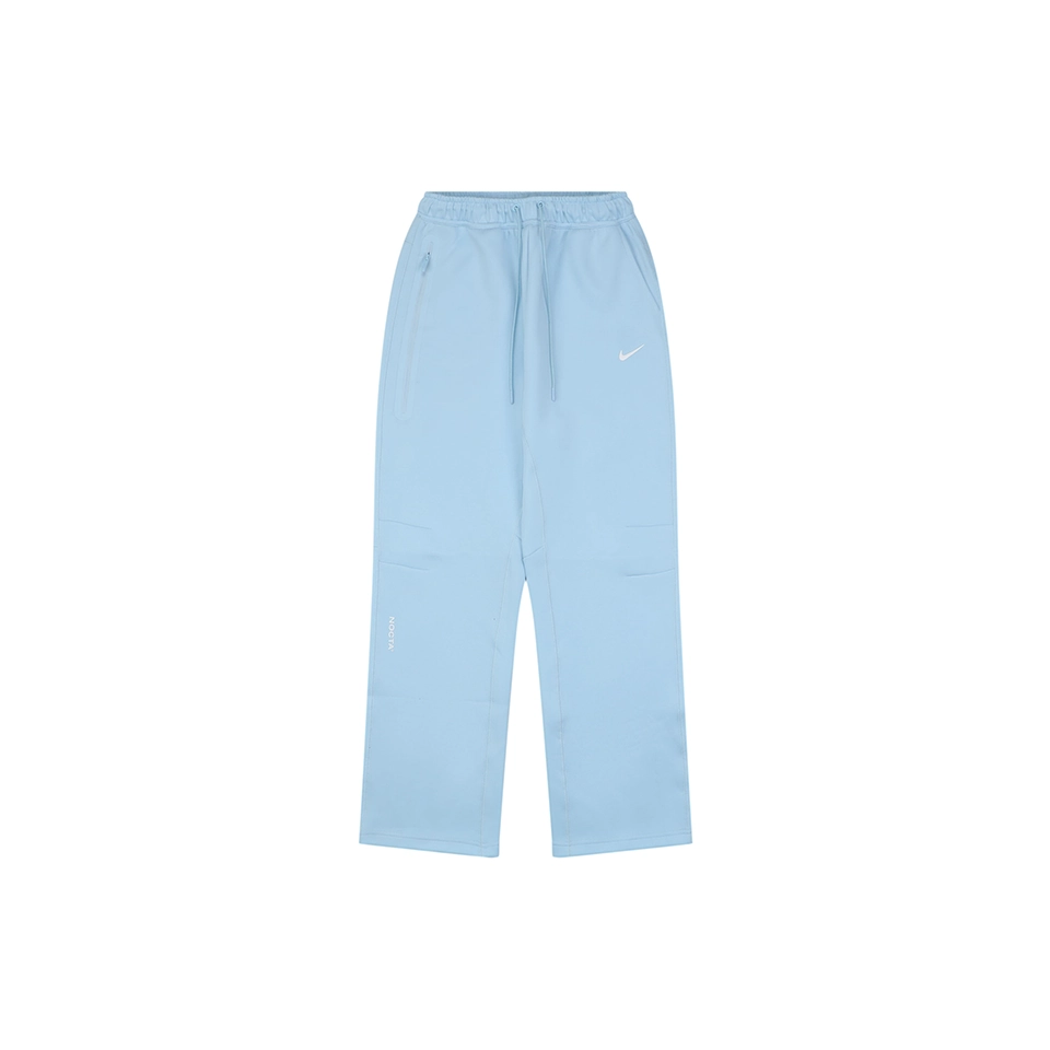 Nike x Nocta Tech Fleece Silicone Logo Sweatpants Blue Front view