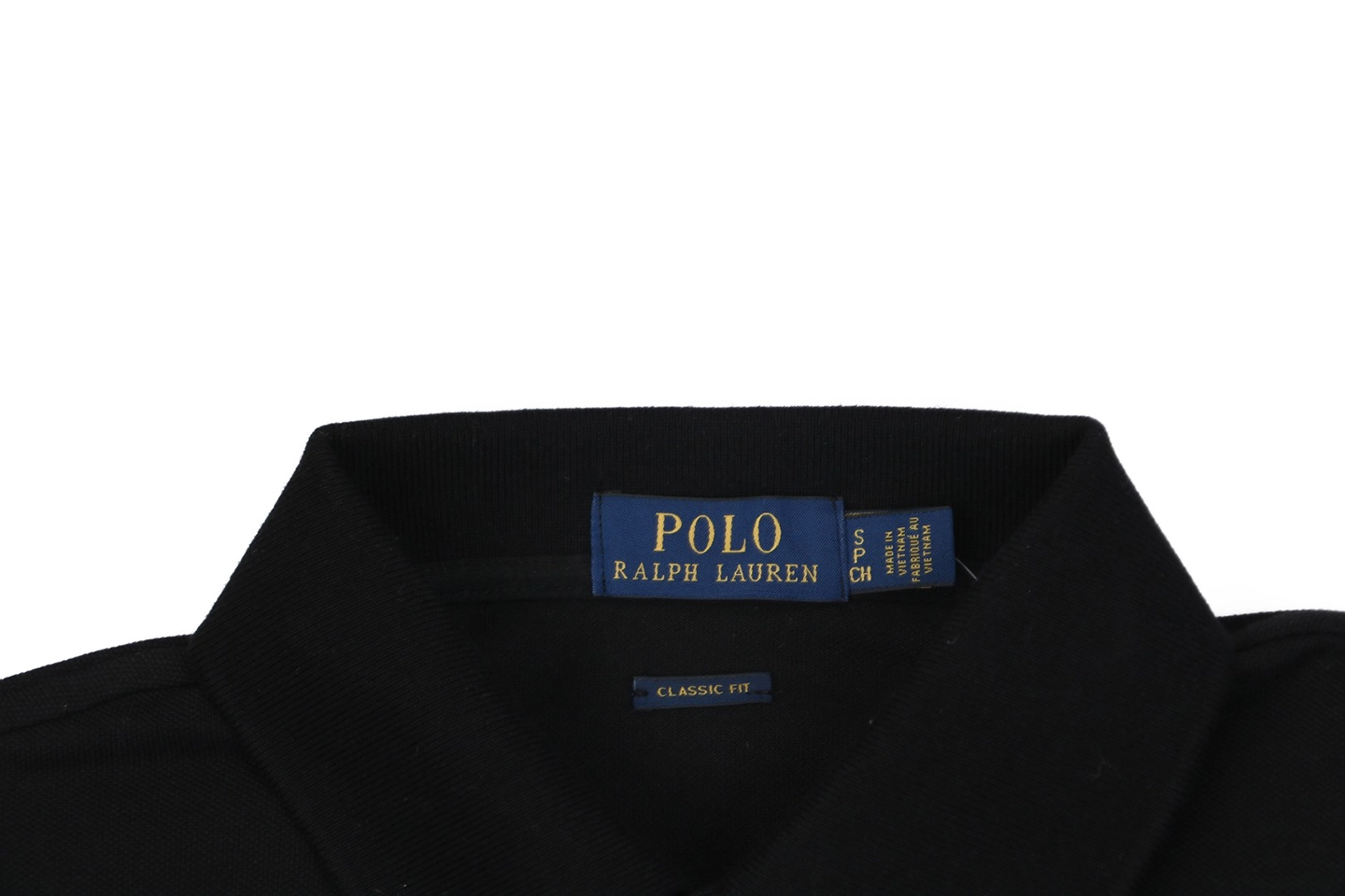 Ralph Lauren Classic Pony Embroidered Polo T-Shirt Brand label