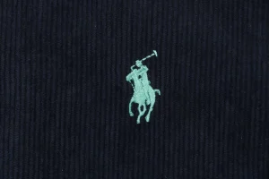 Ralph Lauren Corduroy Embroidered Pony Logo Hooded Jacket Navy Brand