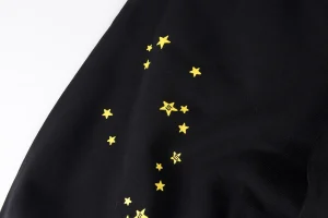 Sp5der Black Flame Logo Graphic Sweatpants3