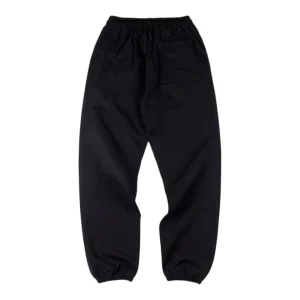 Sp5der Black Flame Logo Graphic Sweatpants Back view