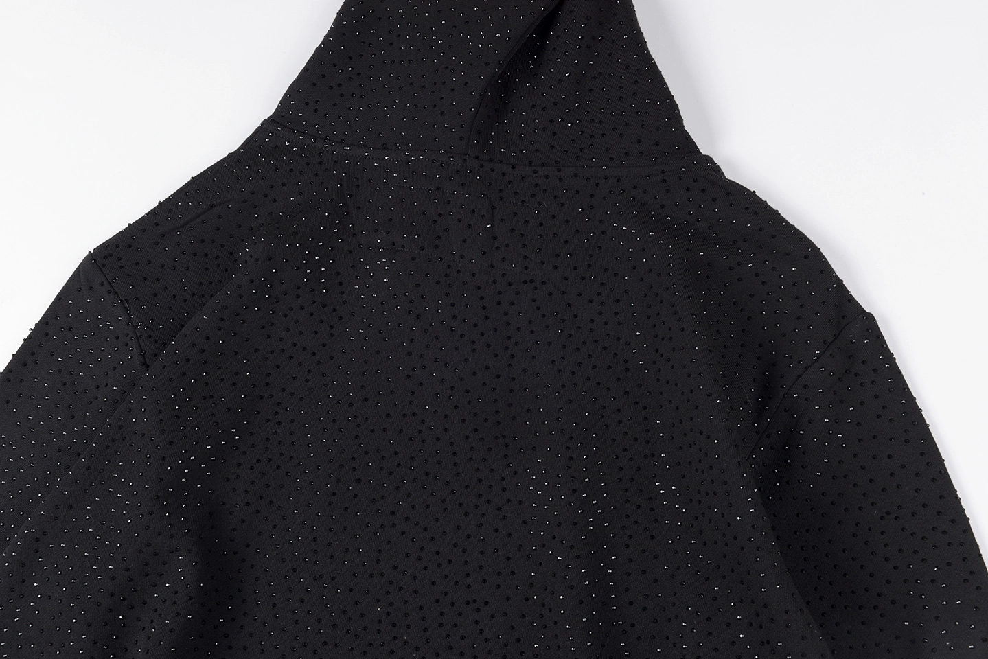 Sp5der Black Mesh Logo Hoodie1