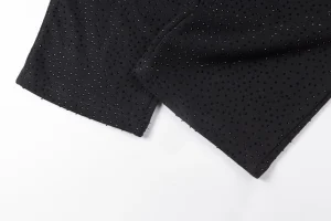 Sp5der Black Mesh Logo Track Pants10