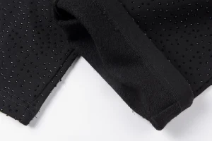 Sp5der Black Mesh Logo Track Pants2