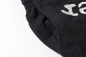 Sp5der Black Mesh Logo Track Pants4