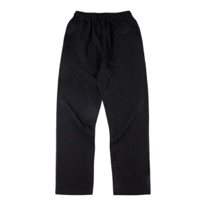 Sp5der Black Mesh Logo Track Pants Back view