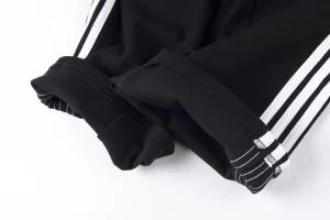 Sp5der Black White Stripe Red Logo Track Pants3