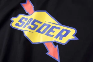 Sp5der Black Yellow & Red Bolt Logo T-Shirt7