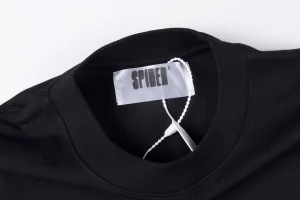 Sp5der Black Yellow & Red Bolt Logo T-Shirt9