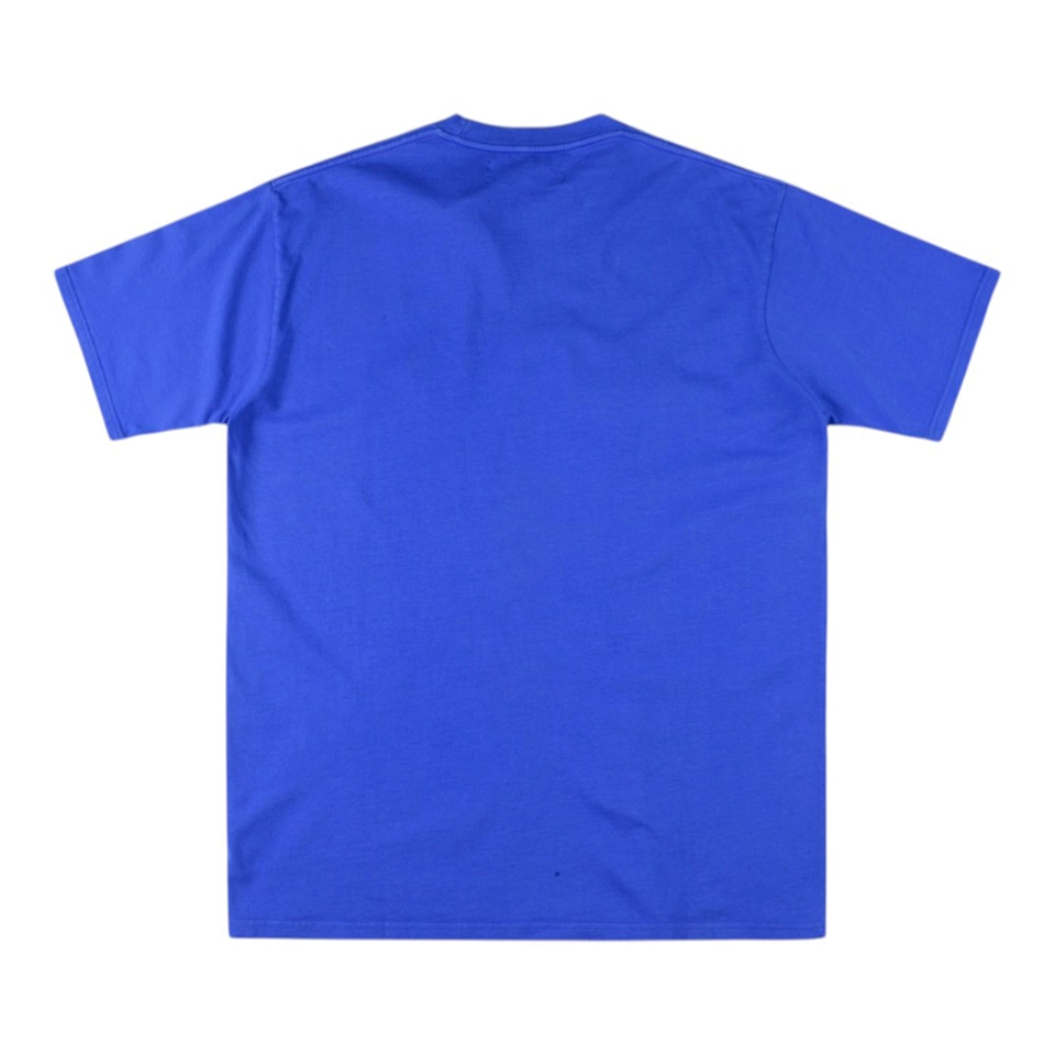 Sp5der Blue Red & Yellow Web Graphic T-Shirt Back view