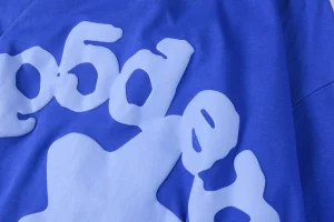 Sp5der Blue Star Logo Shirt7
