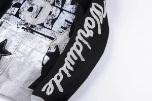 Sp5der “Future Core” Contrast Zip Hoodie8