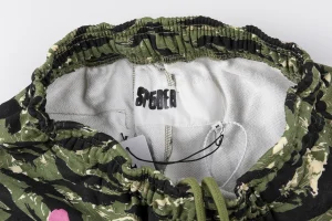 Sp5der Green Camo Logo Straight-Leg Pants9