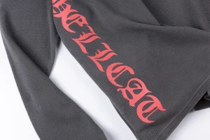 Sp5der Grey Red Spider Web Graphic Shirt5