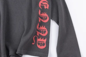 Sp5der Grey Red Spider Web Graphic Shirt8