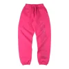 Sp5der Pink Rhinestone Logo Sweatpants