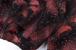 Sp5der Red Black All-Over Print Zip Hoodie8