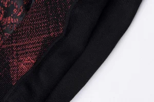 Sp5der Red Plaid Star Web Graphic Hoodie10