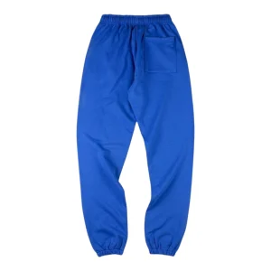 Sp5der Royal Blue Classic Logo Sweatpants Back view