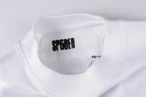 Sp5der White Distressed Arc Logo Graphic T-Shirt7
