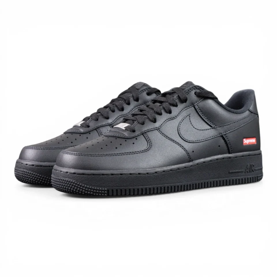 Supreme x Air Force 1 Low 'Box Logo - Black'