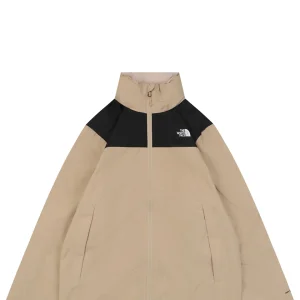 The North Face Retro Hidden Hood Windbreaker Jacket Brown