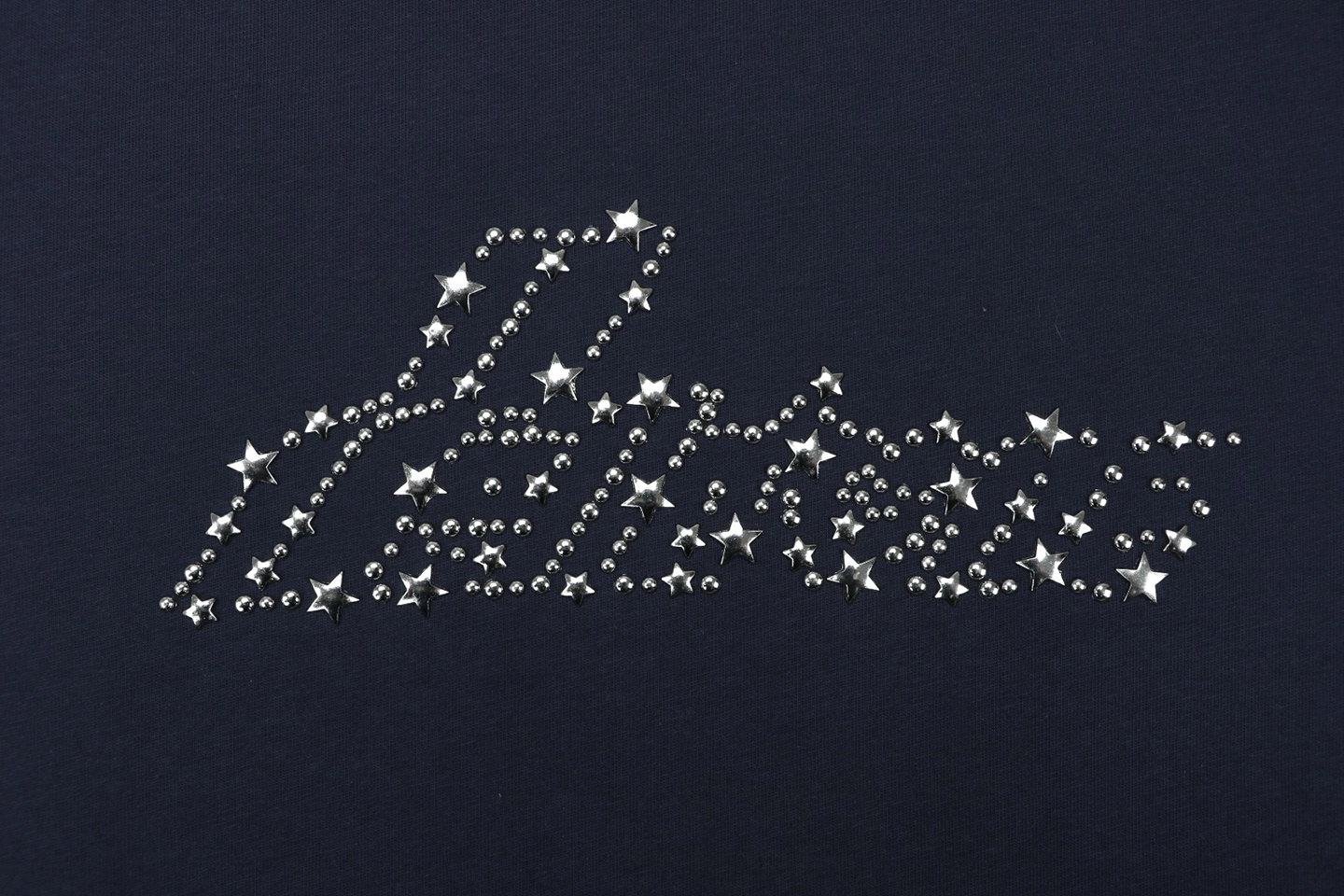 We11done Cross Chain Logo Graphic T-Shirt Navy Brand