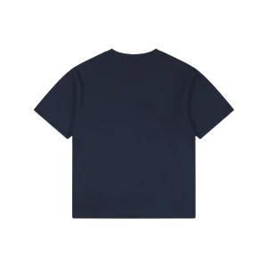 We11done Cross Chain Logo Graphic T-Shirt Navy Back view