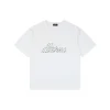 We11done Cross Chain Logo Graphic T-Shirt (White/Navy/Black)
