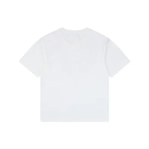 We11done Cross Chain Logo Graphic T-Shirt White Back view