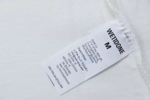 We11done Teddy Bear Graphic T-Shirt White Wash label