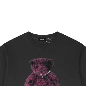 We11done Teddy Bear Graphic T-Shirt Grey