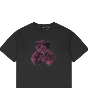 We11done Teddy Bear Graphic T-Shirt Grey