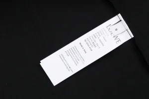 Loewe Gradient Anagram Faux Pocket Embroidered T-Shirt Black Wash label