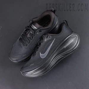 Nike Vomero Plus top view highlighting upper construction and lacing system