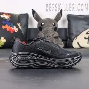 Nike Vomero Plus side profile showcasing cushioned sole and performance design